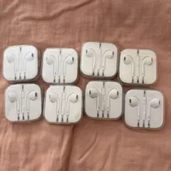 Apple純正 8個セット 有線イヤフォン