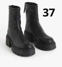 H&M チャンキーブーツ ショートブーツ