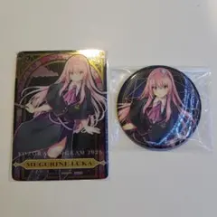 初音ミク 夜空プログラム 新潟 花火 メタルカード 缶バッジ 巡音ルカ