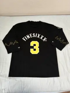 FINESIXXX 7分袖Tシャツ ブラック ホワイト - メルカリ