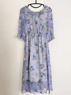 JILLSTUART 花柄シフォンワンピース S