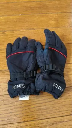 IGNIO ウィンタースポーツ用グローブ 黒