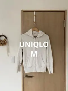 UNIQLO ユニクロ　パーカー　アイボリー　ホワイト　M