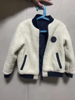 ボア&キルティング　リバーシブル　キッズアウター 120cm