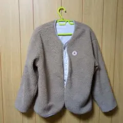 CONVERSE フリースジャケット ホワイト　リバーシブル