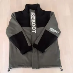 REBOOT STREET ジャケット カーキ/ブラック 140cm 裏起毛
