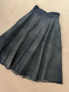 【定価4.8万】Margiela MM6 デニム スカート ミニ ブラック 定価4.8万】Margiela MM6 デニム スカート ミニ ブラック MM6