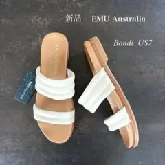 《新品》EMU Australia エミュレザーサンダル 本革 定価18700円のサムネイル