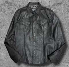 00s archive TORNADO MART leather jacket