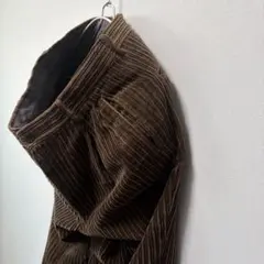 【SUIVI】コーデュロイ パンツ ワイドパンツ スラックス メンズ 着画あり