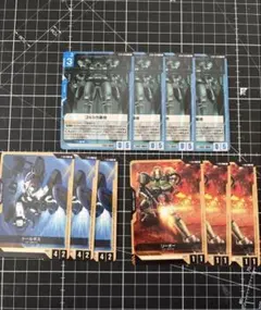 コルシカ基地 パラレル ガンダムカードゲーム 4枚 セット コルシカ基地 4枚 その他トークンセット 【未使用】 ガンダムカード