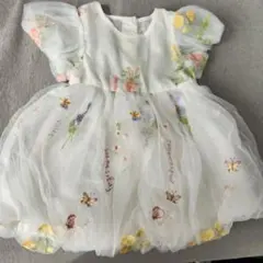 SHEIN♡刺繍入りチュールベビードレス