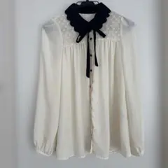 INGNI アイボリー ブラウス