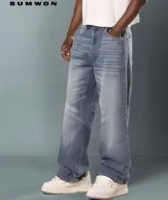 SHEIN SUMWON デニム　S メンズ　ブルー