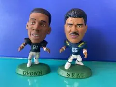 NFL コリンシアン　フィギュア 2体セット　ブラウン　セアウ