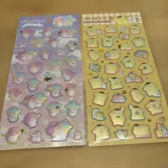 サンリオ ぷくっとシール ポムポムプリン　キキララ