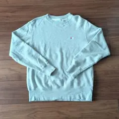 Champion グレー クルーネック トレーナー