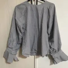 ロペピクニック　長袖　ネイビー　ボーダー