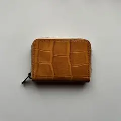 【型押し牛革】ミニ財布