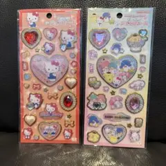サンリオ　ジュエルシール 2シートセット　キキララ　キティ