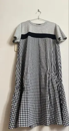 美品　MICALLE MICALLE ギンガムチェック　ワンピース