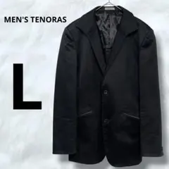 MEN'S TENORAS テーラードジャケット　マオカラー　ブラック　上質のサムネイル
