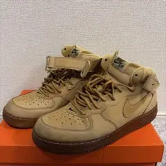 Nike Air Force 1 ハイカット ベージュ ブラウン
