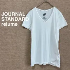 1442【ジャーナルスタンダード】薄手　半袖Tシャツ　綿100 日本製【F】白のサムネイル
