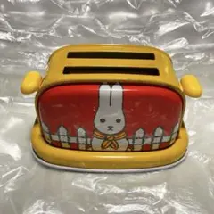 稀少　昭和レトロ　当時物　ブリキのおもちゃ　パン焼き機　うさぎさんのサムネイル