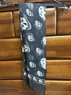 アレキサンダーマックイーン スカル柄シルクスカーフ 紺 - メルカリ