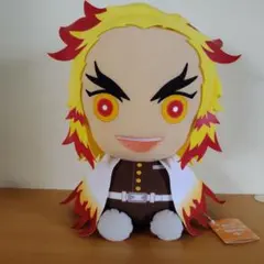鬼滅の刃　めちゃでかぬいぐるみ　煉獄杏寿郎　タグ付き