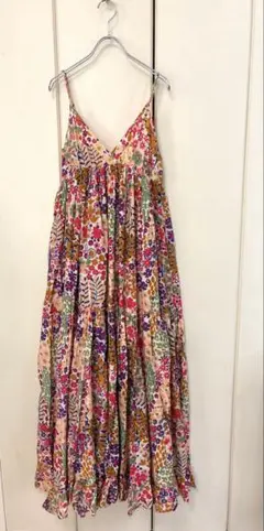 【試着のみ】AKUALANI アクアラニ マキシ丈ロングワンピース ハワイ M