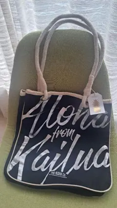 ホールフーズ　エコバッグ　黒　カイルア　限定　トートバッグ　ハワイ　TAG 定番