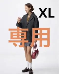 新品タグ付きGUコージーメルトンハーフコート