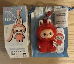 ラブブ イニシャル & ぬいぐるみ アルファベット Labubu 【正規品】Ｘ