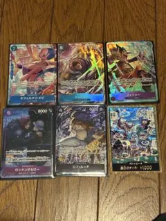 ワンピースカード　パラレル5枚　金ドン1枚