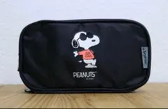 X-girl スヌーピーミラー付きダブルジップポーチ