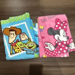 新品トイ・ストーリーとミニーマウス バスタオル2枚セット