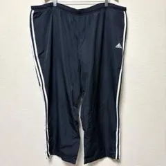 希少✨大きいサイズ adidas【3X】ブラック ジャージ 3本ライン スポーツ