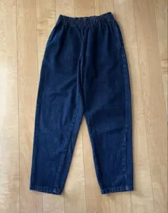 GU ジーユー 150 KIDS(男女兼用)デニムシェフパンツ