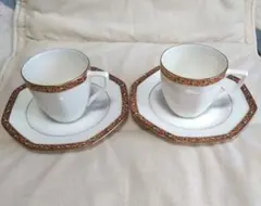 ピエールカルダン ペアーコーヒーカップ & ソーサー