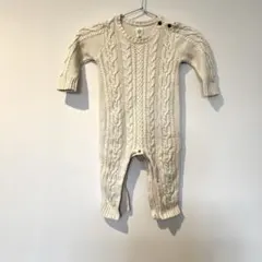 babygap ニットロンパース　12-18months ホワイト