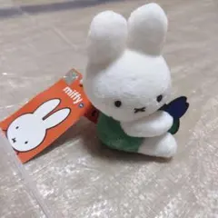 韓国限定　ミッフィー MIFFY ぬいぐるみ キーリング キーホルダー　青いお花