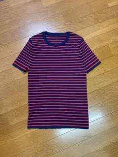 【かなり美品】　zara ZARA ボーダーリブTシャツ　Mサイズのサムネイル