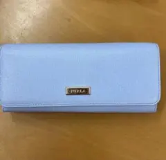 FURLA ライトブルー 長財布