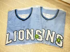 LIONS ライオンズ サマーブルーユニフォーム 水色 Sサイズ 2枚セット