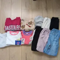 BREEZE トレーナー・ロンT セット 90　サイドカットデニム