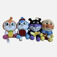 アンパンマン バイキンマン ドキンちゃん コキンちゃん ぬいぐるみ おもちゃ