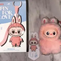 POPMART ラブブ　PIN FOR LOVE ぬいぐるみ　イニシャル【U】