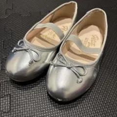 Petit main シルバー フォーマルシューズ　16.0